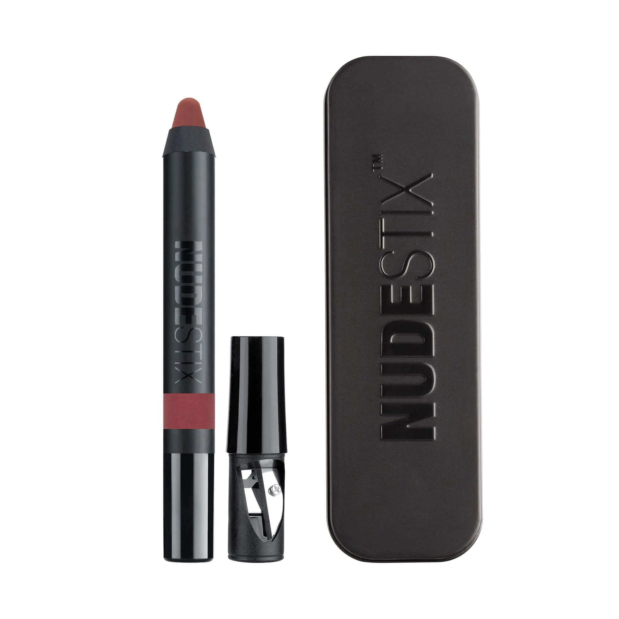 Amazon.com: Nudestix Intense Matte Lip + Cheek Pencil – 3-in-1 Long-Wear Matte Lipstick, Lip Liner & Blush Stick | Waterproof, Vegan, Preservative-Free | Soft Matte Finish, Shade: Retro : Beauty & Personal Care