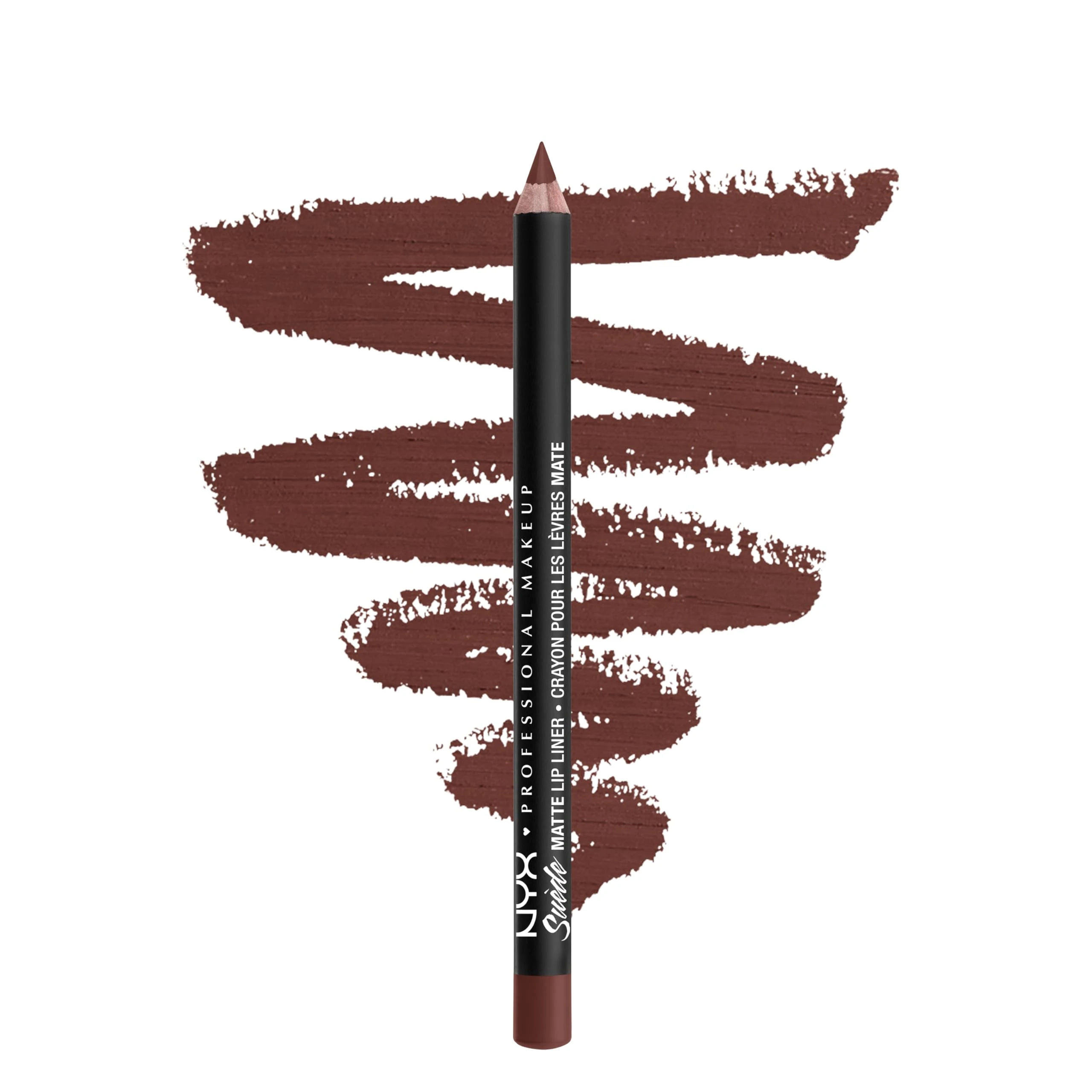 Amazon.com : NYX PROFESSIONAL MAKEUP Matte Suede Lip Liner, Velvety-Smooth, Long-Lasting Formula For A Defined Lip Makeup Look - The OG Brew (Brown) : Beauty & Personal Care