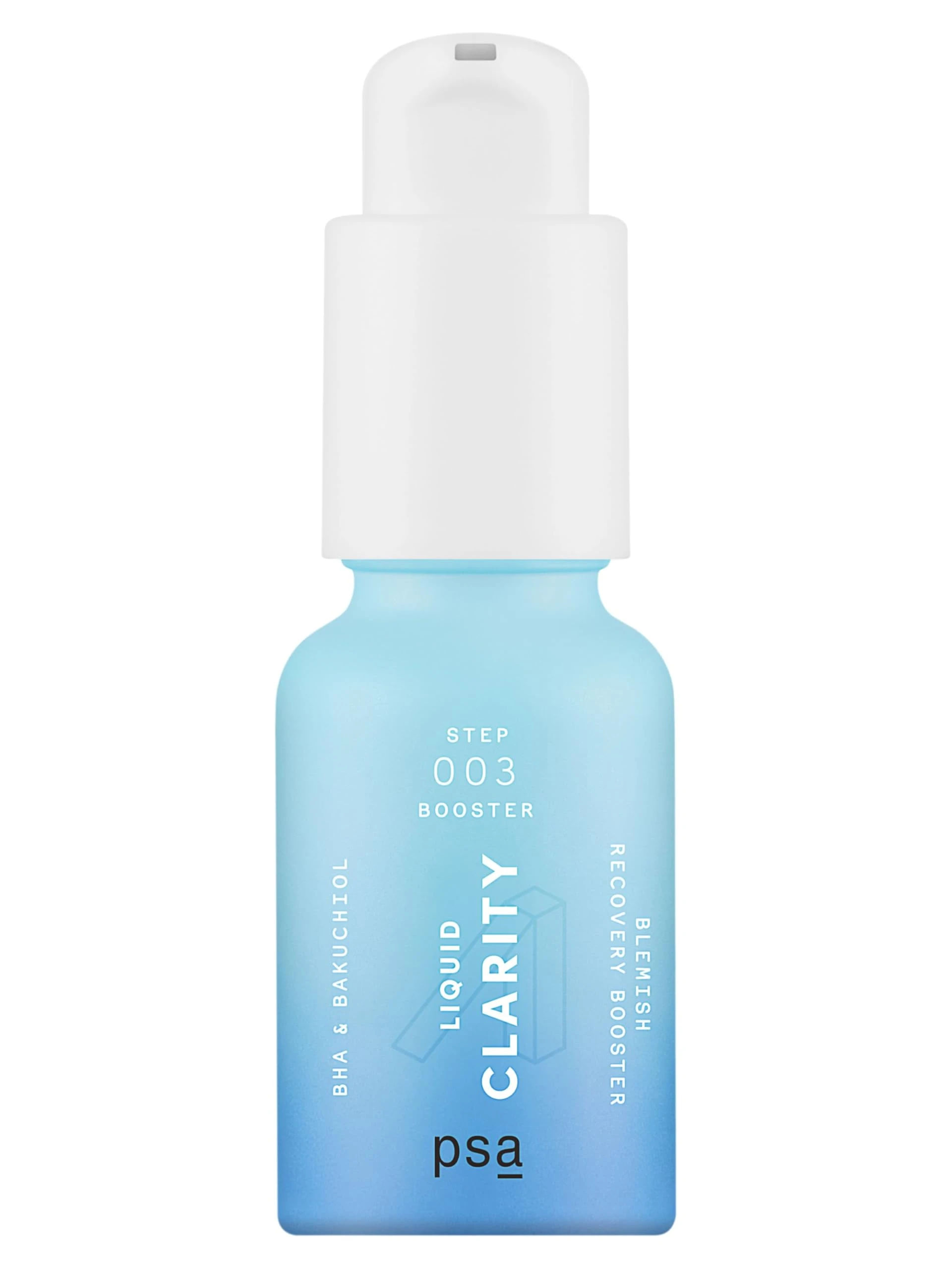 Amazon.com: PSA - LIQUID CLARITY BHA & Bakuchiol Blemish Recovery Booster | Zinc PCA, Willow Bark, Black Cumin Oil | Suitable For All Skin Types (15 ml | 0.5 oz) : Beauty & Personal Care