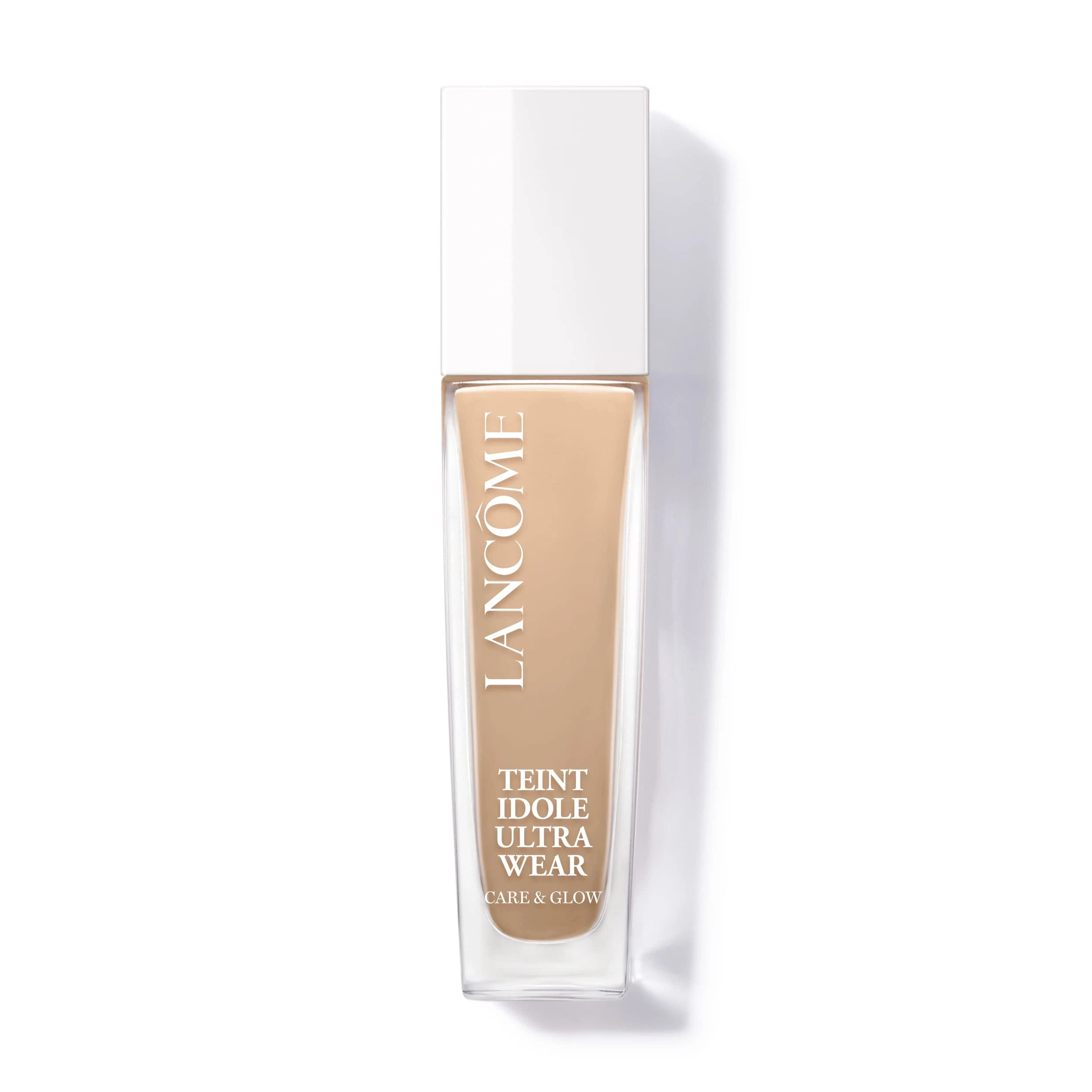 Lancôme Teint Idole Ultra Wear Care & Glow Longwear Foundation with SPF 27, Hydrating Medium Buildable Coverage & Glow Finish