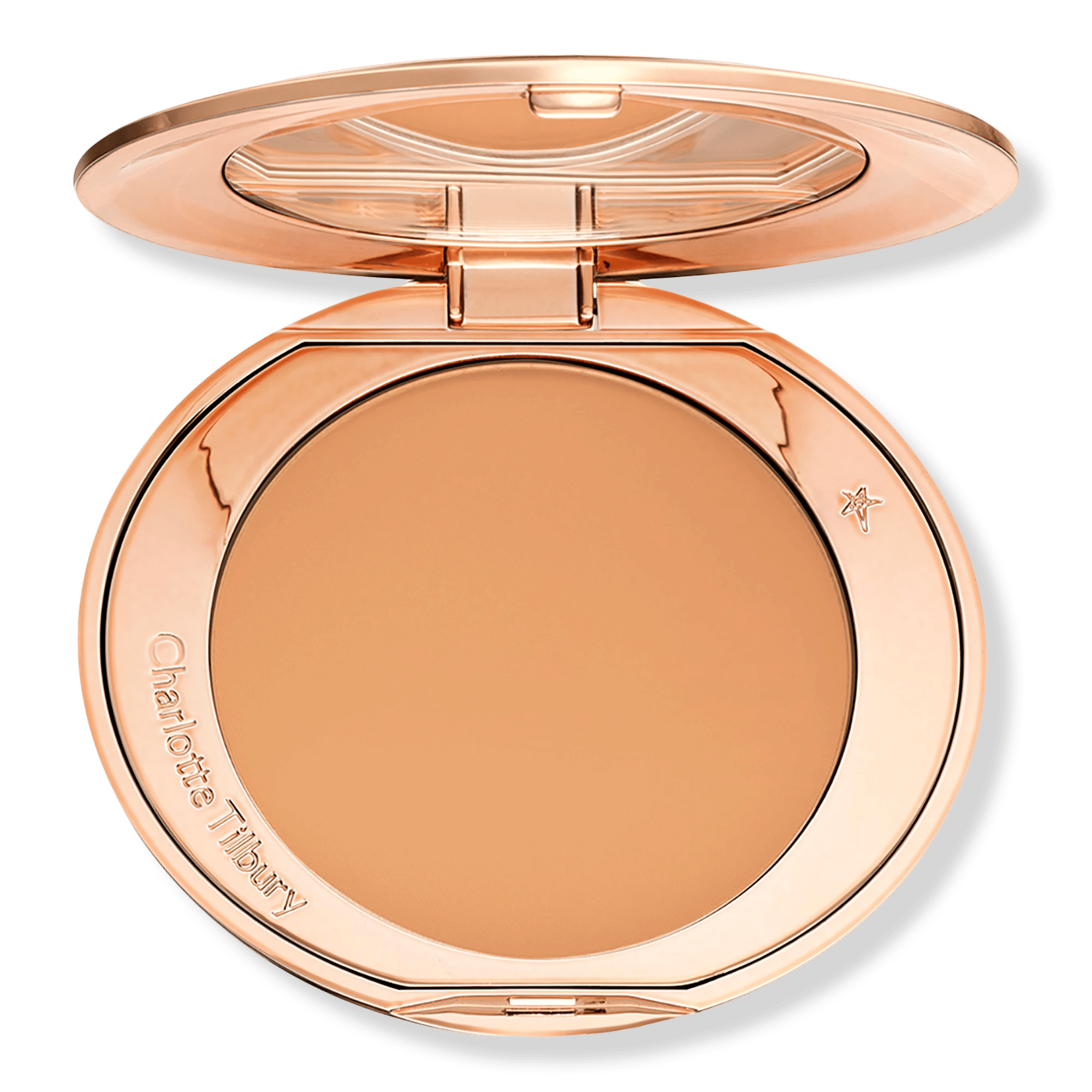Charlotte Tilbury Airbrush Flawless Finish Setting Powder - Pore-Blurring Pressed Powder for Face Makeup to Minimize Shine with a Soft-Focus Finish