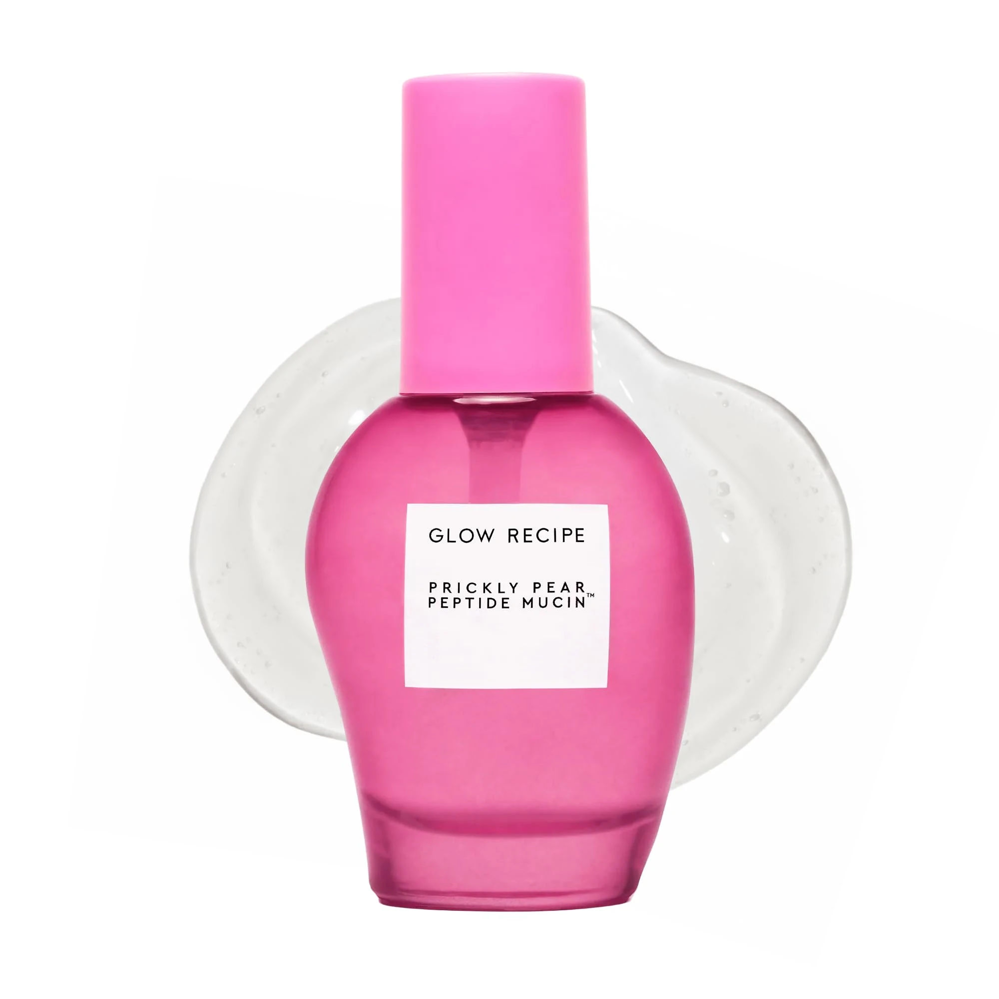 Glow Recipe Prickly Pear Peptide Mucin - Vegan "Snail" Mucin Face Serum to Hydrate & Repair Skin Barrier with Pore Refining Bio-Active Peptides & Deep Hydration - Glass Skin Korean Skincare (40ml)