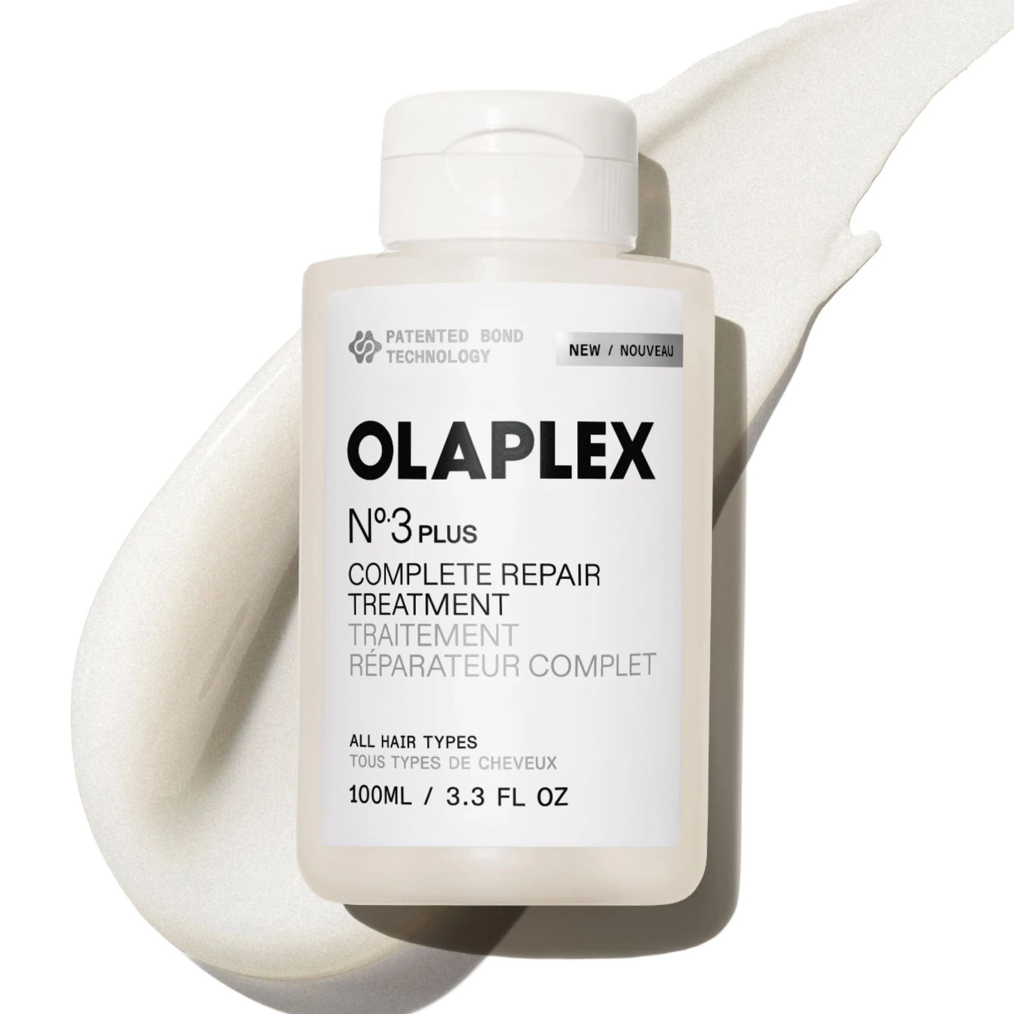 Olaplex N°.3PLUS Complete Repair Treatment: 3-minute Pre-shampoo Treatment to Immediately Repair Hair Damage for Softer, Stronger Hair | For Coily, Curly, Straight, and Wavy