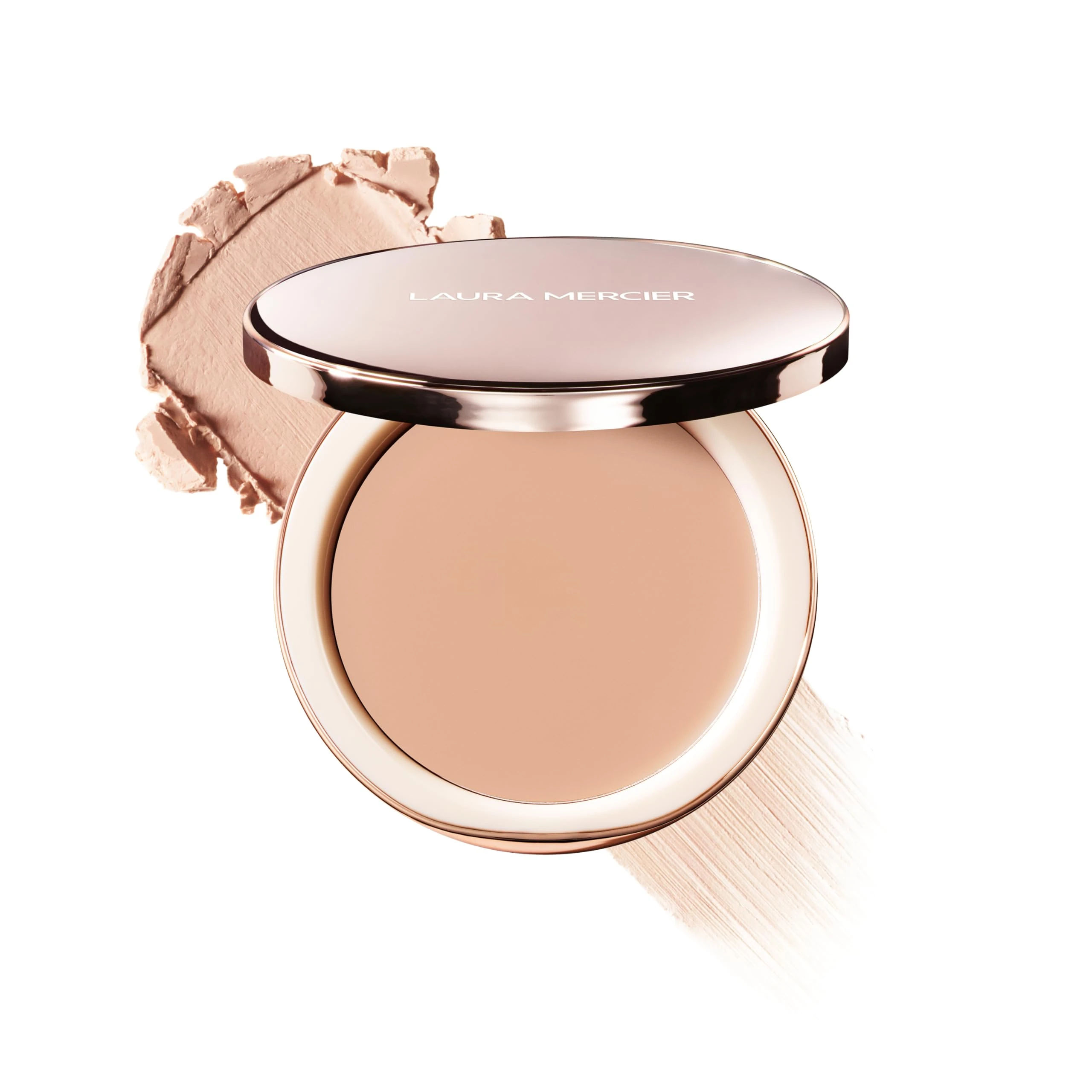 Laura Mercier Tinted Blur Balm, Balm-to-Powder Blurring Skin Tint, 12HR Wear, Natural Matte Soft-Focus Finish, Sheer Buildable Coverage, Peptide-Infused