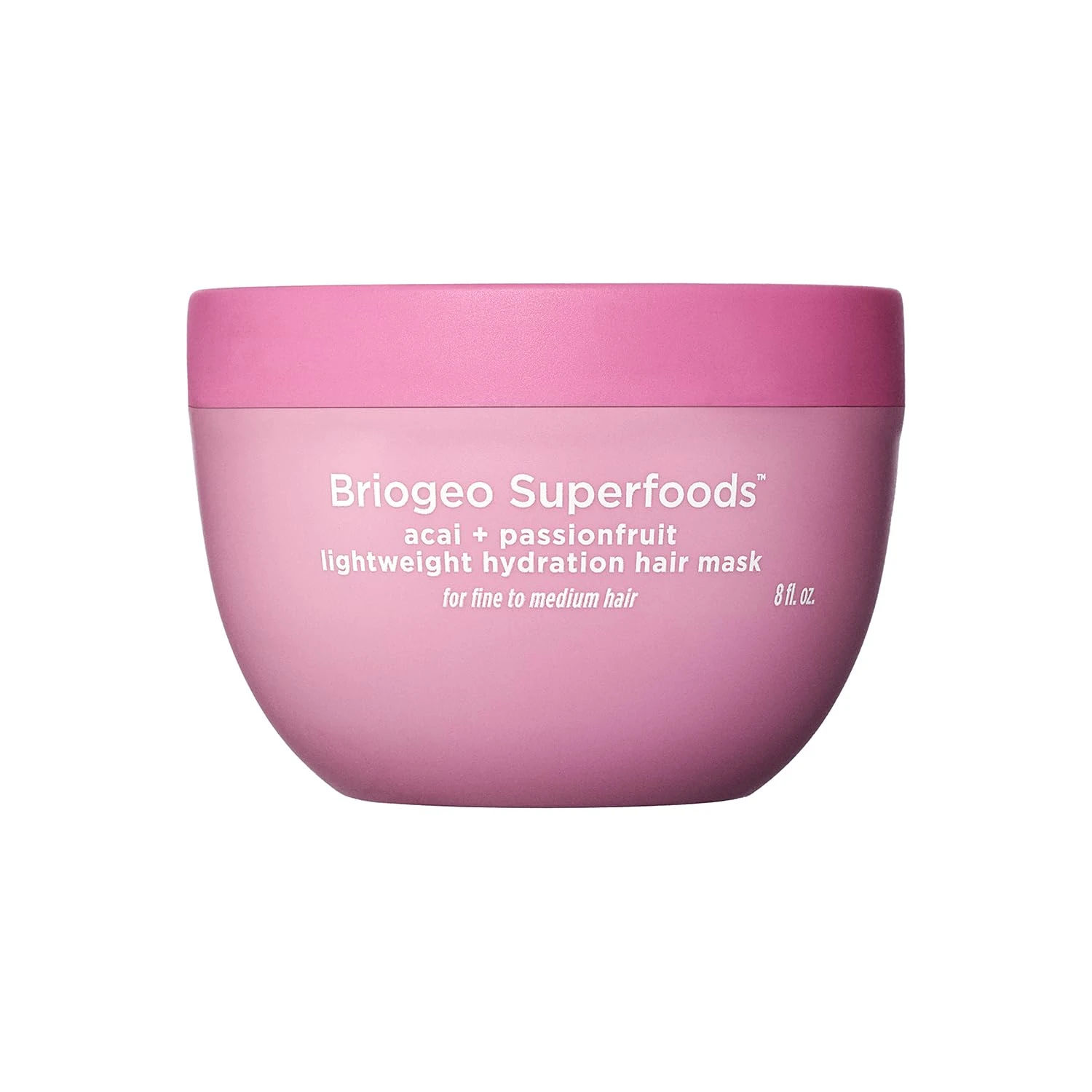 Briogeo Superfoods Acai + Passionfruit Lightweight Hydration Hair Mask | Protein-Free Deep Conditioning Treatment for Dry Hair | Vegan & Cruelty-Free