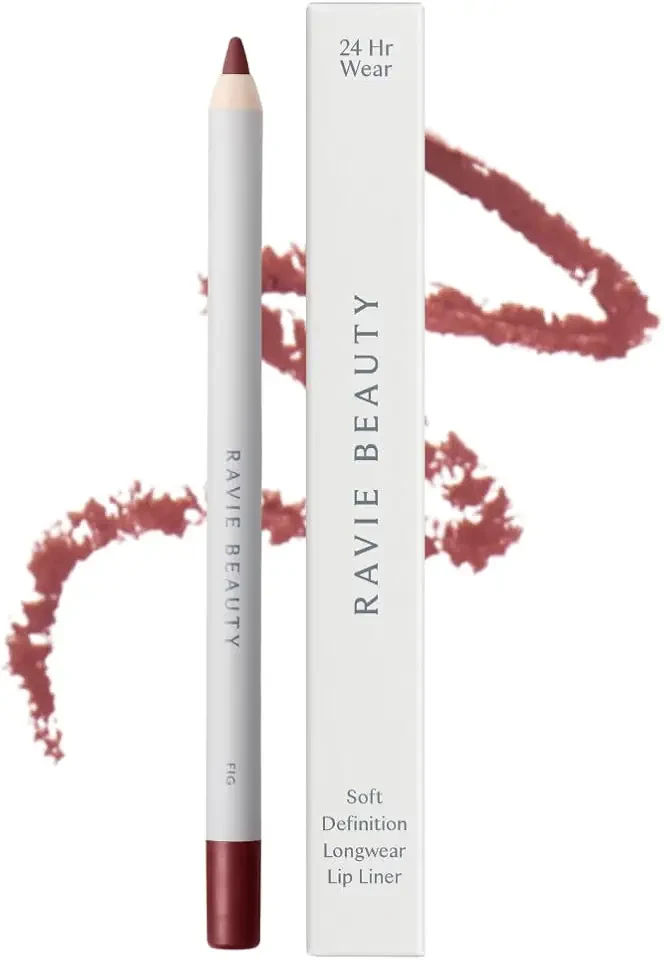 Ravie Beauty Soft Definition™ Longwear Lip Liner – Smudge-Resistant, Waterproof Precision Pencil for Effortless Shaping – Vegan & Cruelty-Free All-Day Wear Lip Definition (Fig)