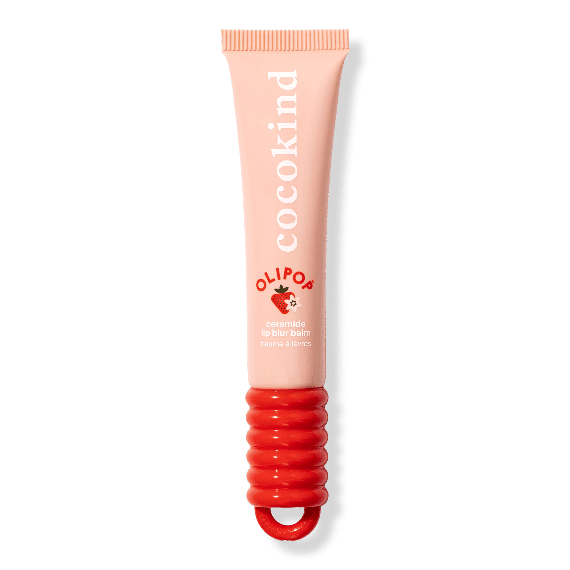 Ceramide Lip Blur Balm Hydrating & Smoothing Lip Treatment - Olipop Strawberry Vanilla
