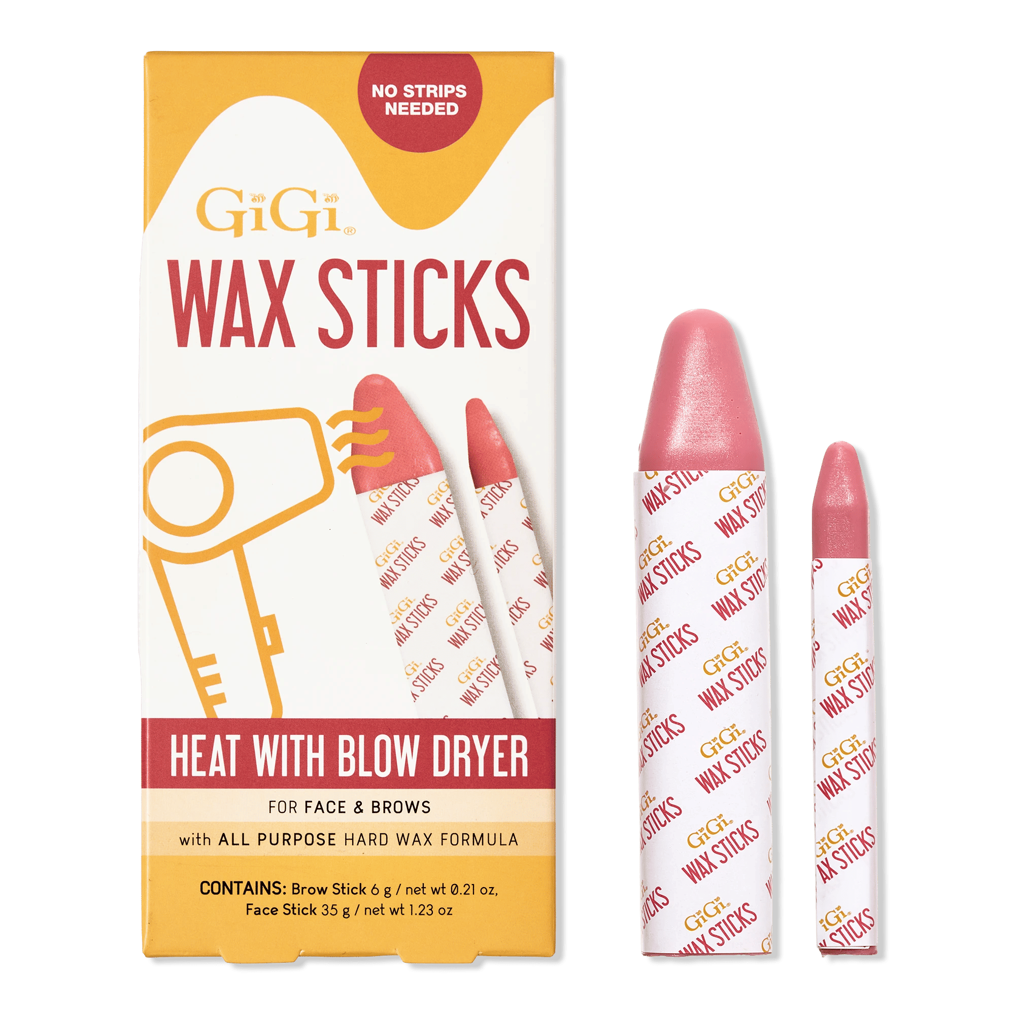Blow Dry Wax Sticks, Hard Wax Formula