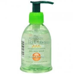 Garnier Fructis Sleek & Shine Anti-Frizz Serum, For Frizzy, Dry, Unmanageable Hair