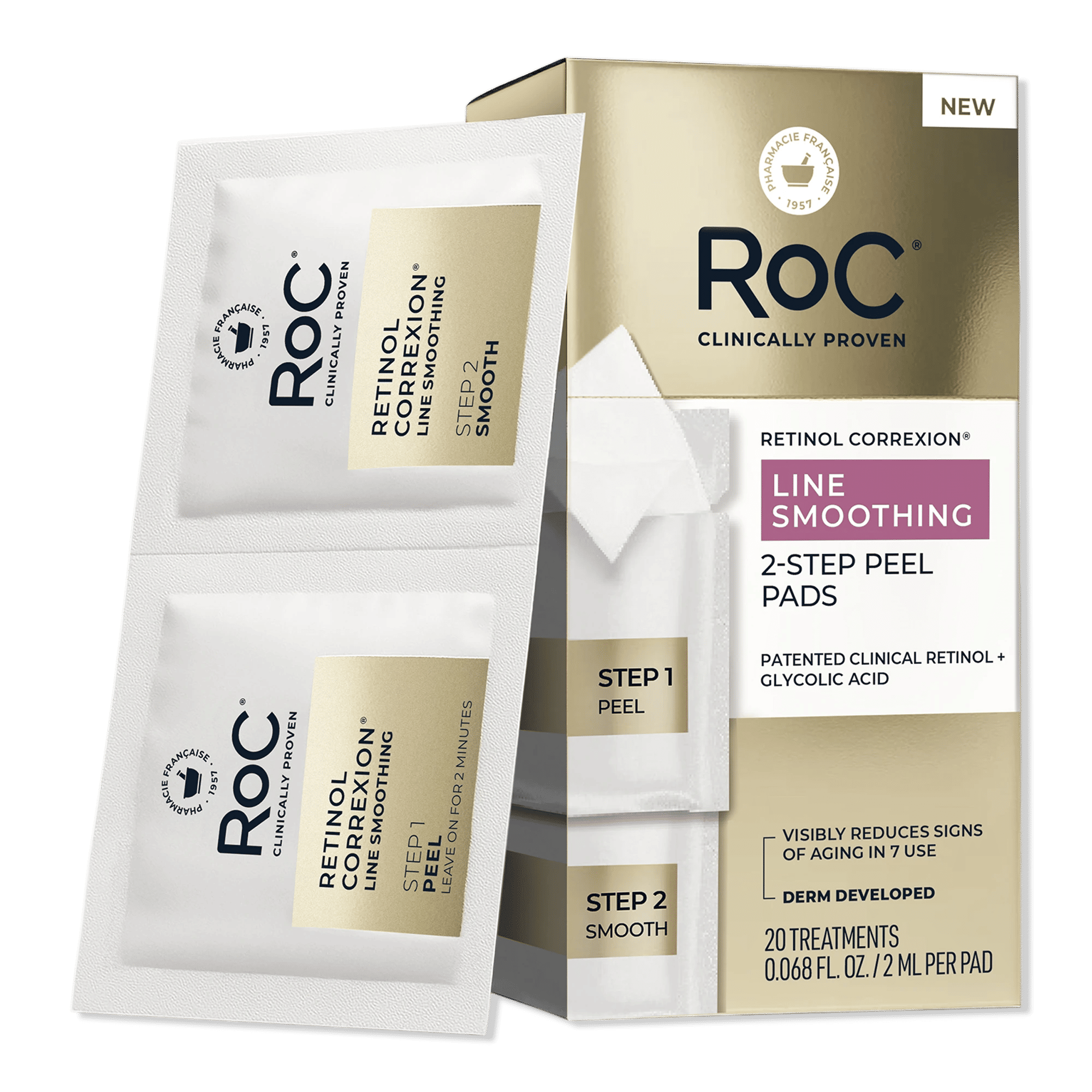 Retinol Correxion Line Smoothing 2 Step Peel Pads