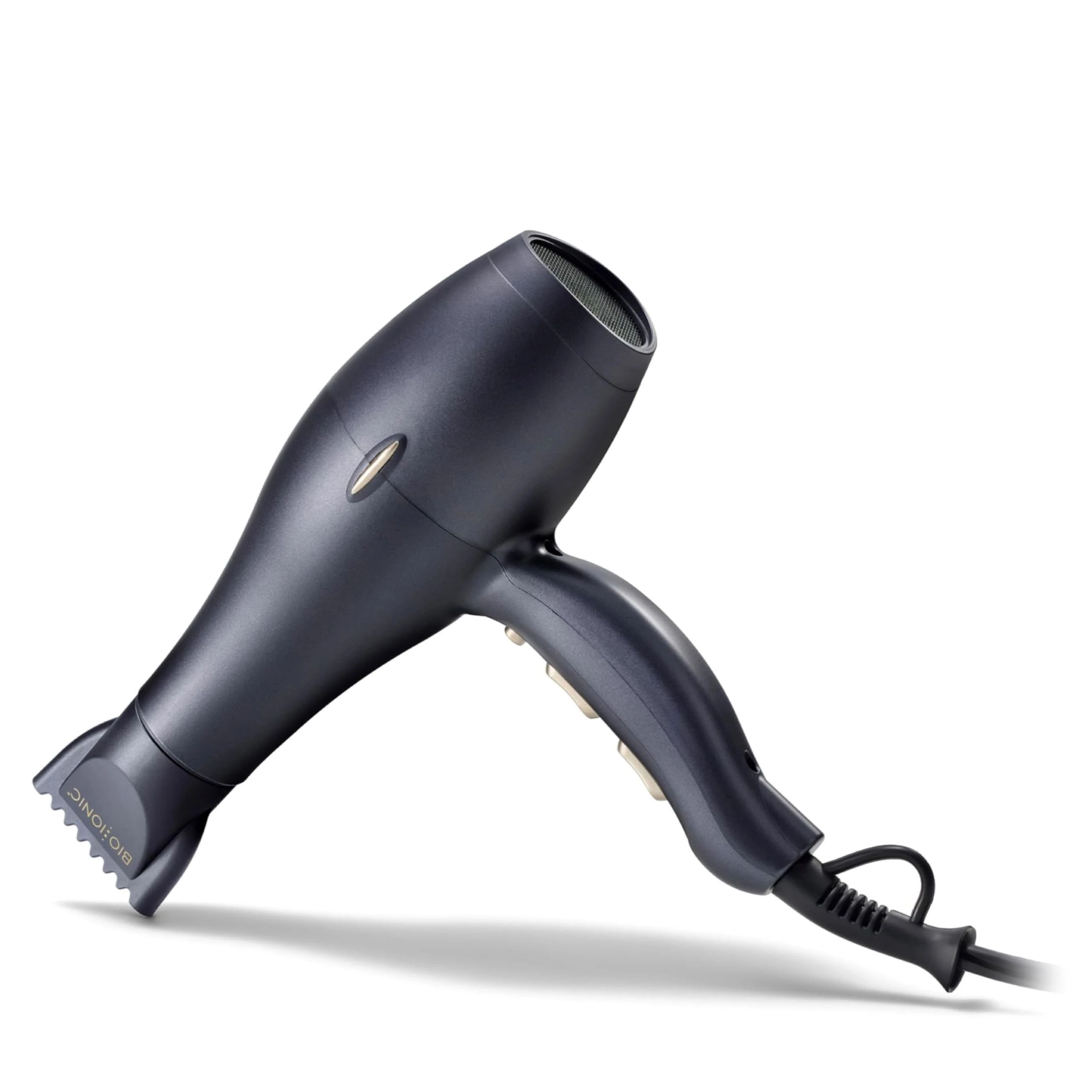 Bio Ionic GoldPro Hair Dryer, Blue, Moisturizing Heat Technology & 24K Gold MX, Ultra-Powerful 1875W AC Motor, Lightweight Blow Dryer with Ergonomic Handle, Multi-Speed Settings