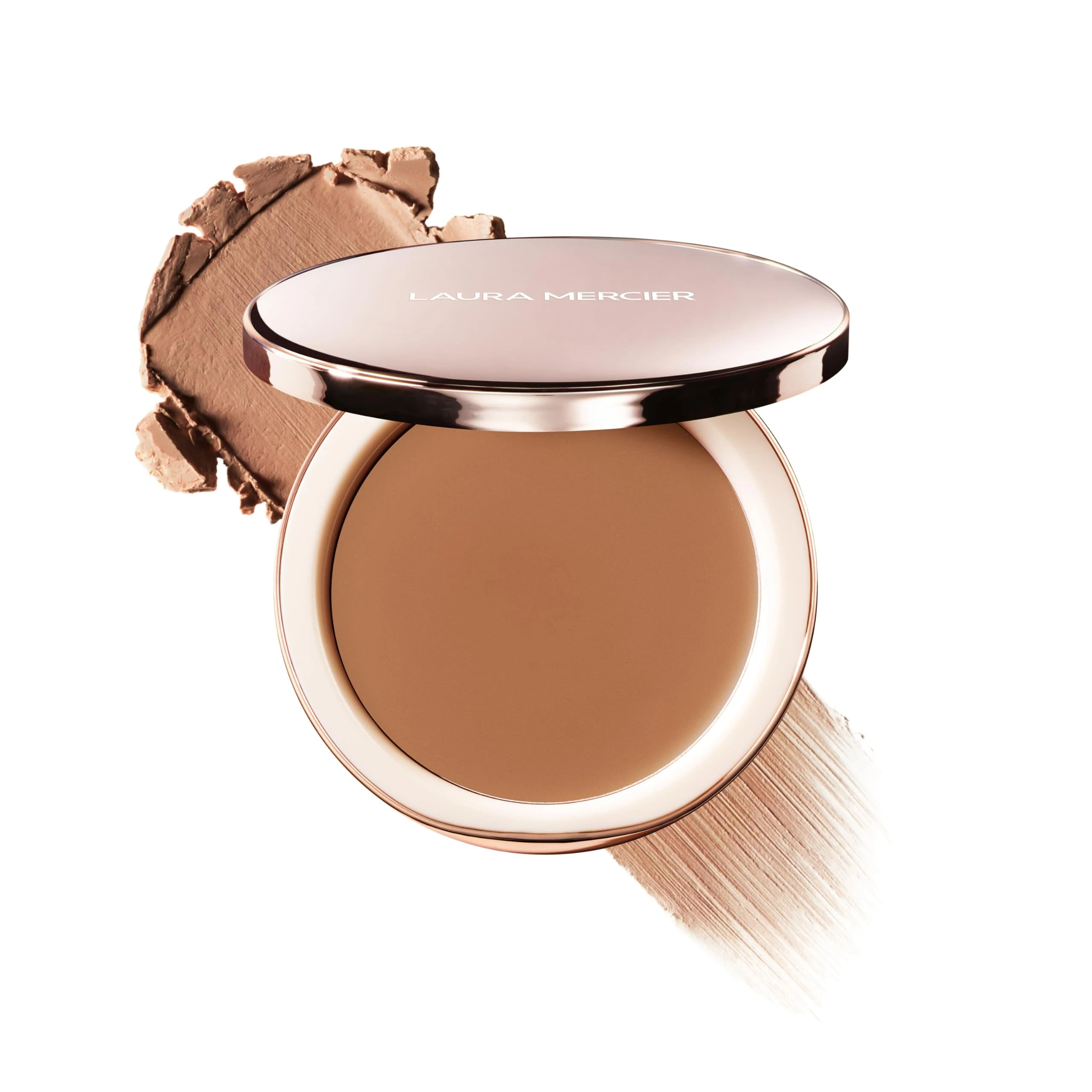 Laura Mercier Tinted Blur Balm, Balm-to-Powder Blurring Skin Tint, 12HR Wear, Natural Matte Soft-Focus Finish, Sheer Buildable Coverage, Peptide-Infused