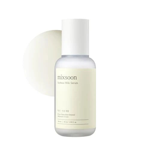 mixsoon Soybean Milk Serum - Milk Moisturizer, Face Milk, Hydrating and Firming for Face, Nourishing Formula for Smooth Skin 50ml / 1.69 fl.oz. Korean Glass Skin Care