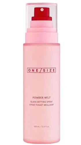 ONE/SIZE Powder Melt Setting Spray (100mL / 3.4 oz), Glass