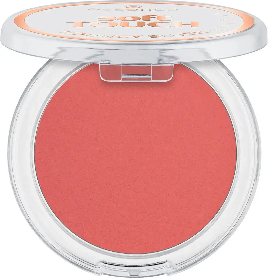 essence | Soft Touch Bouncy Blush | Lightweight, Buildable Cream to Powder Blush | Long-Lasting Natural Flush | Vegan & Cruelty-Free Makeup (30 Exotic Daisy)