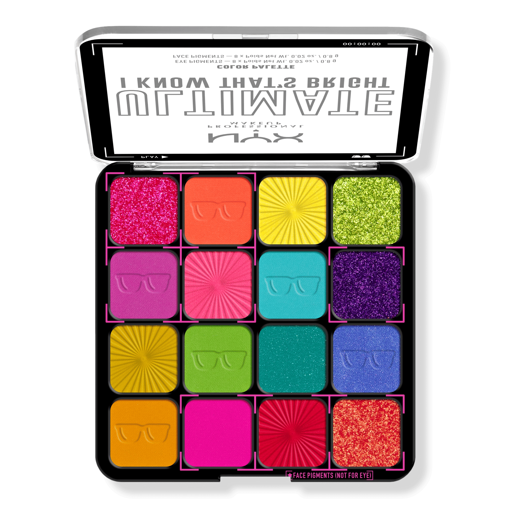 Ultimate Color Shadow Palette I Know That's Bright