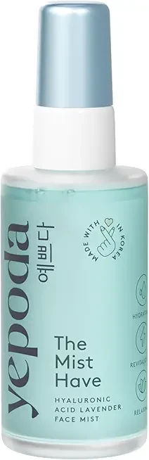 Yepoda The Mist Have, Hydrating Toner Face Mist, Deeply Hydrates & Revitalizes the Skin, Vegan Korean Toner Mist for All Skin Types, 50 ml