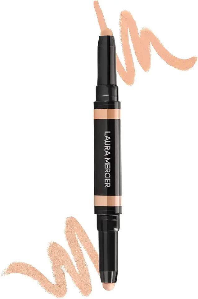 Laura Mercier Secret Camouflage Brighten and Correct Duo, 2-in-1 Face and Under Eye Concealer Stick, Blurs Imperfections and Reduces Appearance of Undereye Dark Circles, Full Coverage