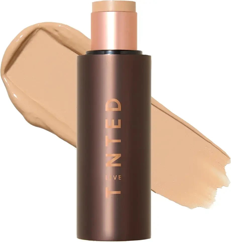 Live Tinted HUESTICK Complexion Stick - Medium-to-Full Buildable Coverage - Soft Matte Finish - Multitasking Makeup Stick - Lightweight, Creamy Formula - Shade 17
