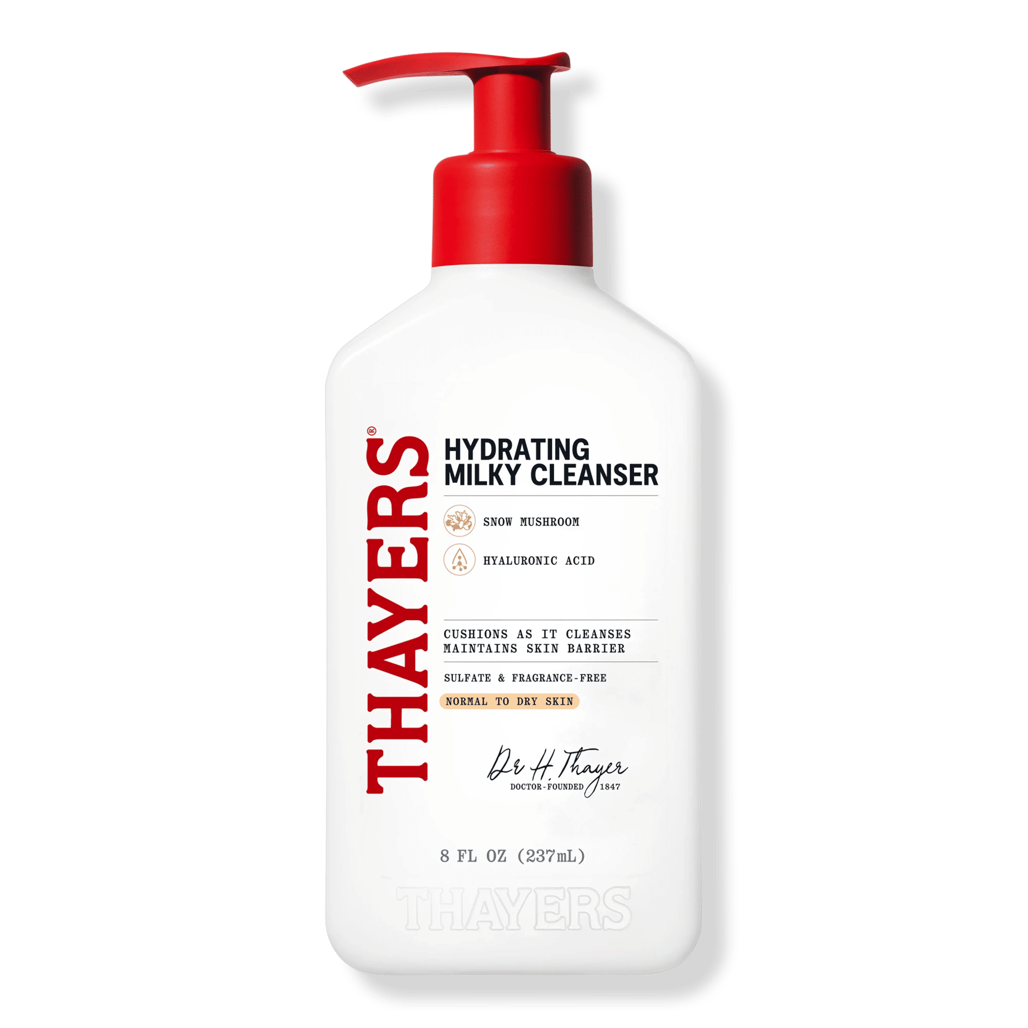 Hydrating Milky Facial Cleanser with Snow Mushroom and Hyaluronic Acid