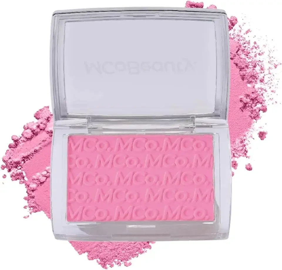 MCoBeauty Glow Up pH Powder Blush - Vivi Pink - Color Activated Soft Matte Blusher for Cheeks - Blendable, Buildable & Long Wearing Face Makeup - Natural Finish - Vegan & Cruelty Free