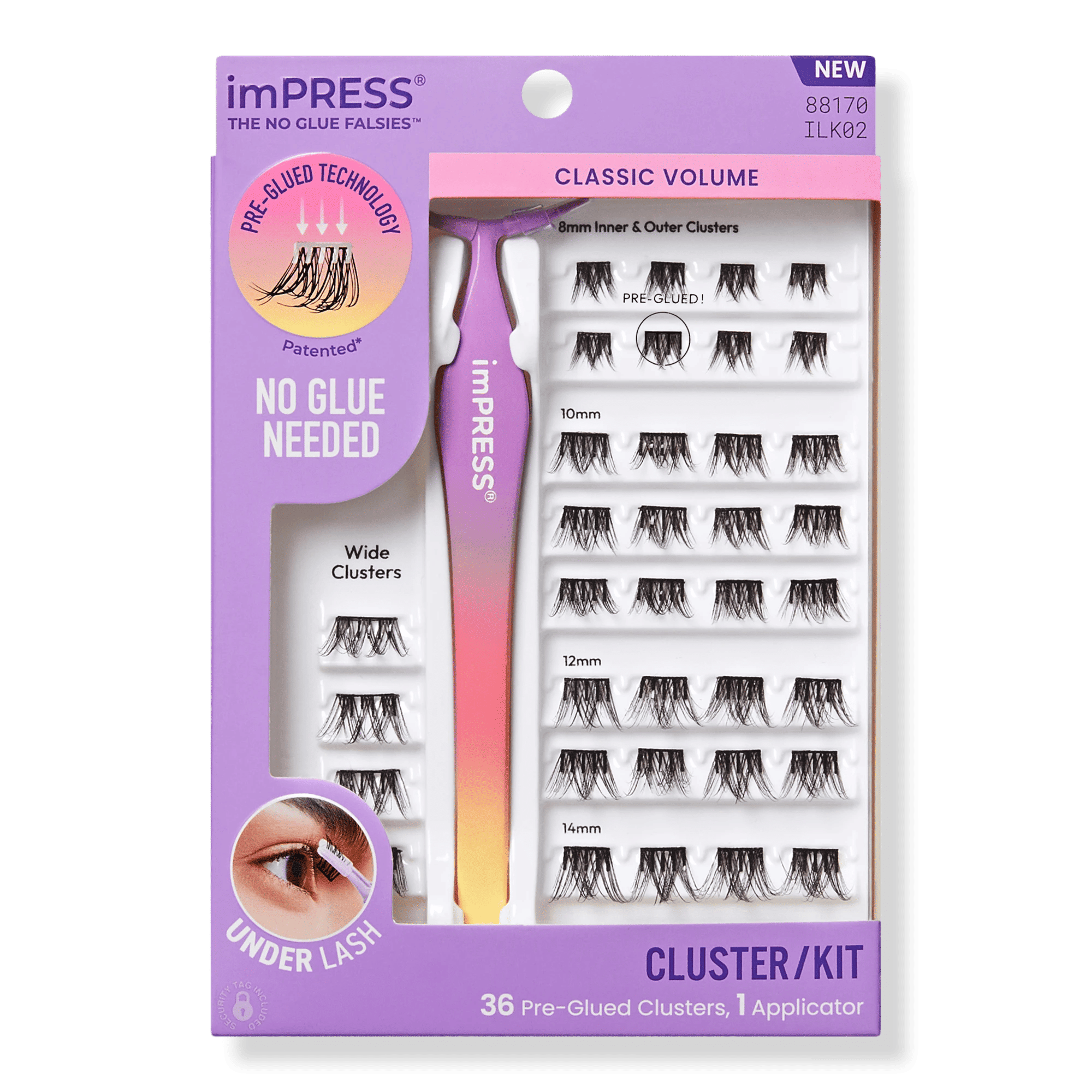 imPRESS Pre-Glued Lash Clusters Kit