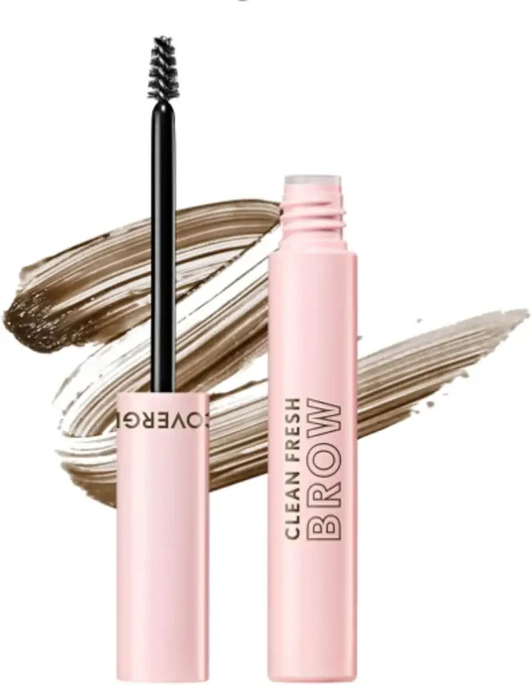CoverGirl Clean Fresh Brow, 500 Medium Brown, Eyebrow Gel, Long-Lasting, Vegan Formula, Natural Looking, Easy to Apply, Doesn't Smudge, 0.18oz