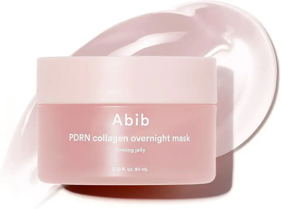 Abib PDRN Collagen Overnight Face Mask Firming Jelly 2.7 fl oz | Korean Sleeping Mask for Rejuvenation | Elasticity Boost & Plumping