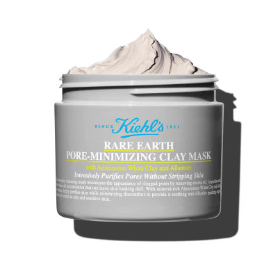 Kiehl's Rare Earth Pore Minimizer Face Mask, with Bentonite and Amazonian White Clay and Allantoin, Oil Absorbing Facemask for Normal to Oily Skin - 4.2 fl oz