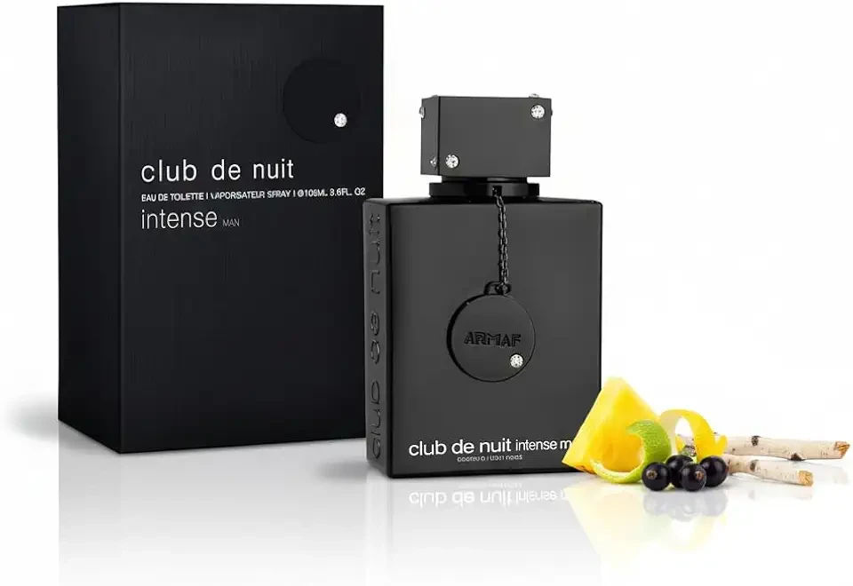 club de nuit intense Man EDT Men New in Box, Black , 3.6 Fl Oz