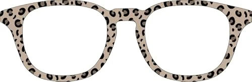Leopard Print 1 Magnetic topper compatible with Pair Eyewear (Otis Compatible)