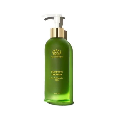 Tata Harper Clarifying Cleanser, Foaming Gel Cleanser for Blemish-Prone Skin, Sulfate-Free, Oily Skin Face Wash, Natural Skincare, 125ml