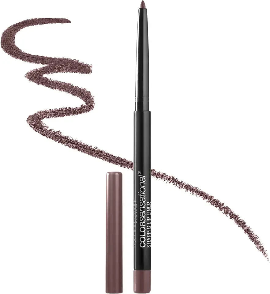 Color Sensational Shaping Lip Liner with Self-Sharpening Tip, Gone Griege, Nude, 1 Count