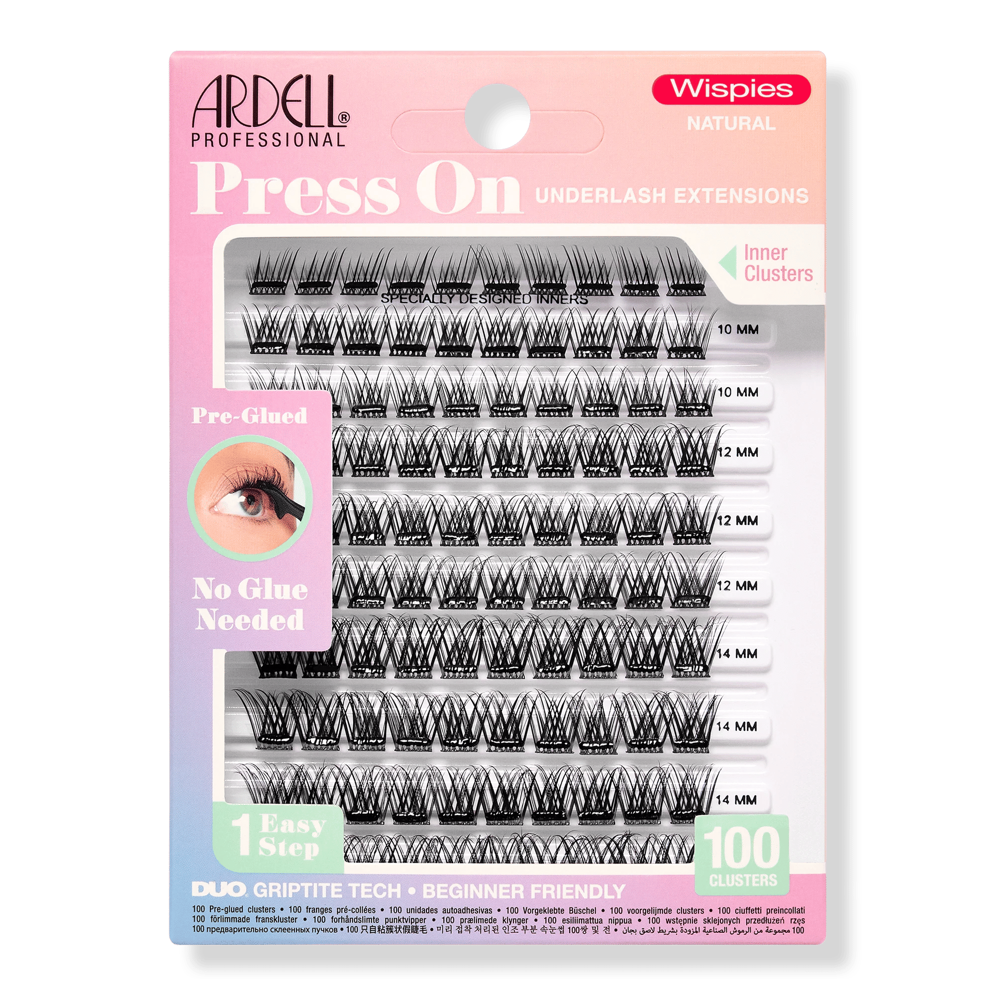 Press On Pre-Glued Lashes Wispies