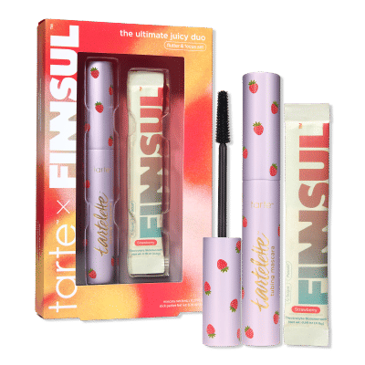 tarte X FINNSUL The Ultimate Juicy Duo Flutter & Focus Set with Black Tubing Mascara