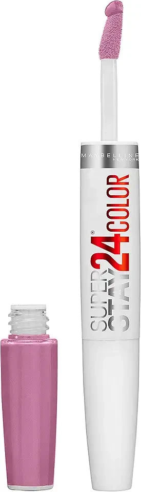 SuperStay 24 2-Step Liquid Lipstick Makeup, Lasting Lilac, 1 kit