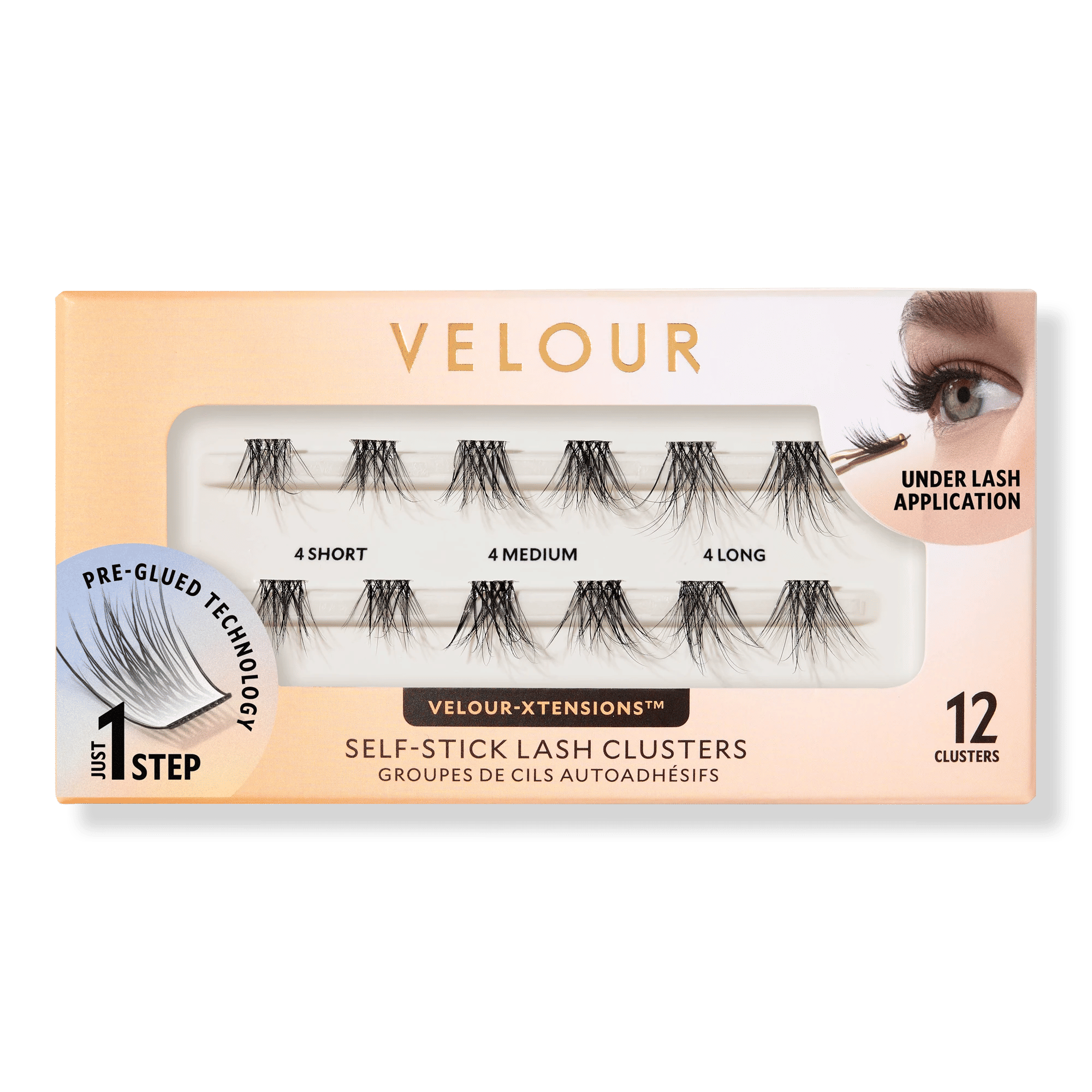 Velour-Xtensions Self-Stick Everyday Natural Lash Clusters