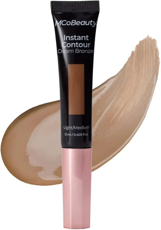 MCoBeauty Instant Contour Cream Bronzer Light to Medium Shade Cream Contour Stick with In-Built Cushion Applicator Concealers & Neutralizing Makeup