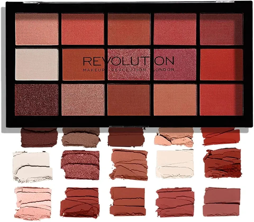 Makeup Revolution Eyeshadow Palette, Reloaded Iconic Newtrals 2, Face Make Up, Compact Eye Shadow Palette by Revolution Beauty