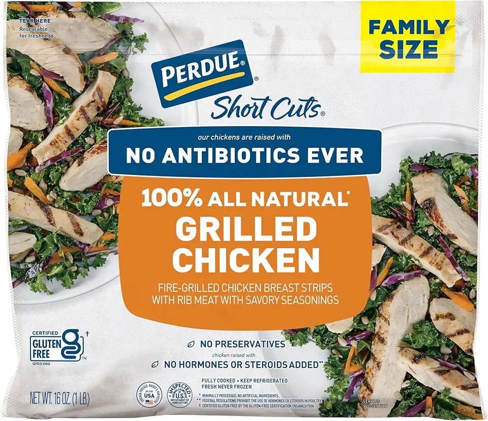 PERDUE® SHORT CUTS Original Grilled Carved Chicken Breast Strips, 16 oz.