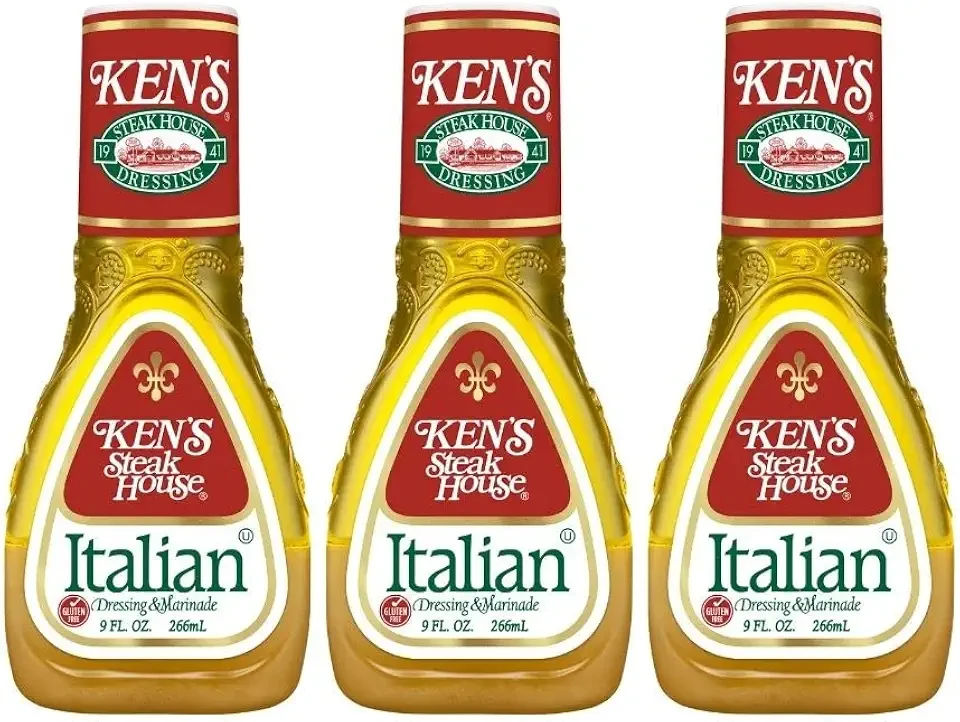 Ken's Steak House Italian Dressing & Marinade (9 Fl Oz, Pack of 3)