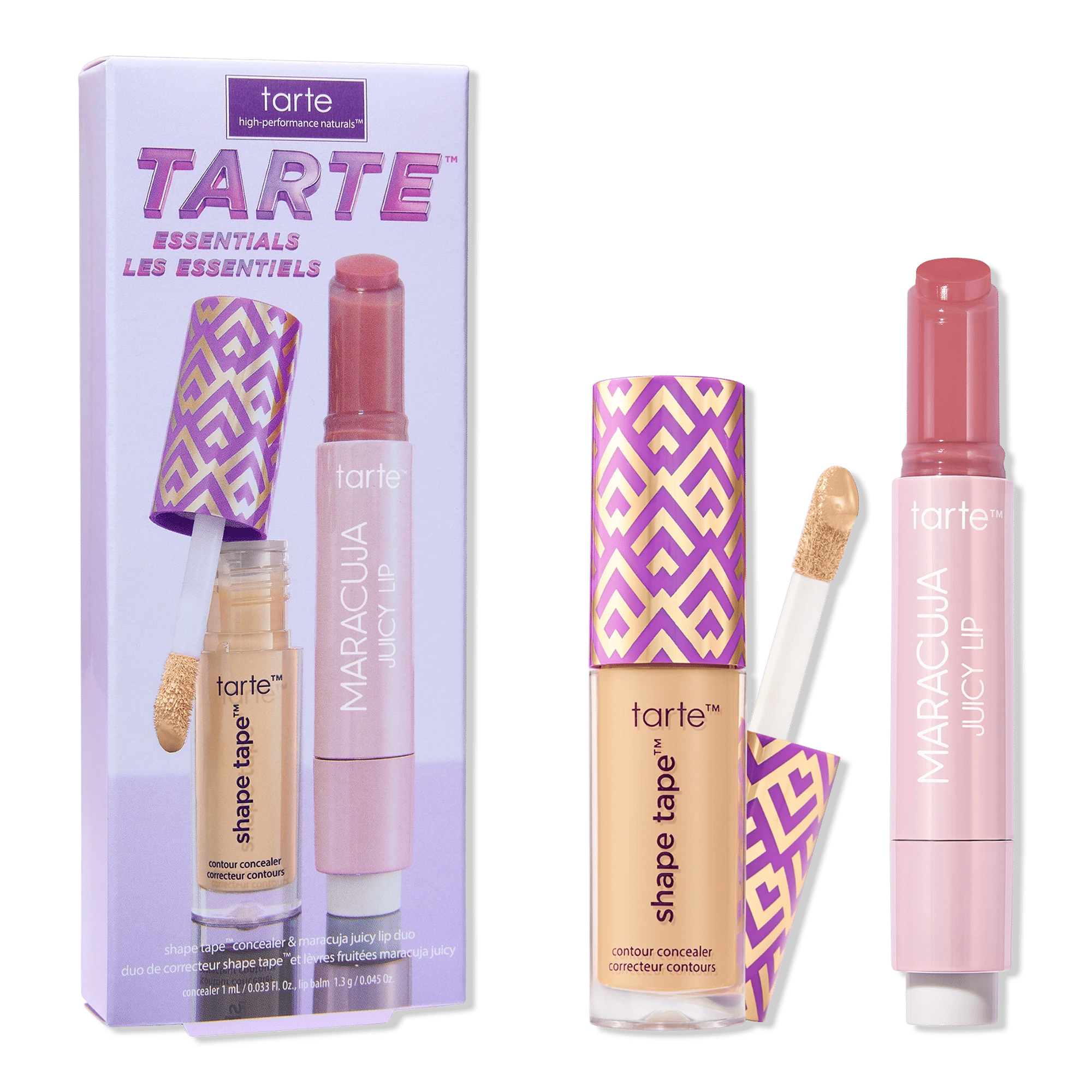 Tarte Essentials Shape Tape & Maracuja Juicy Lip Duo