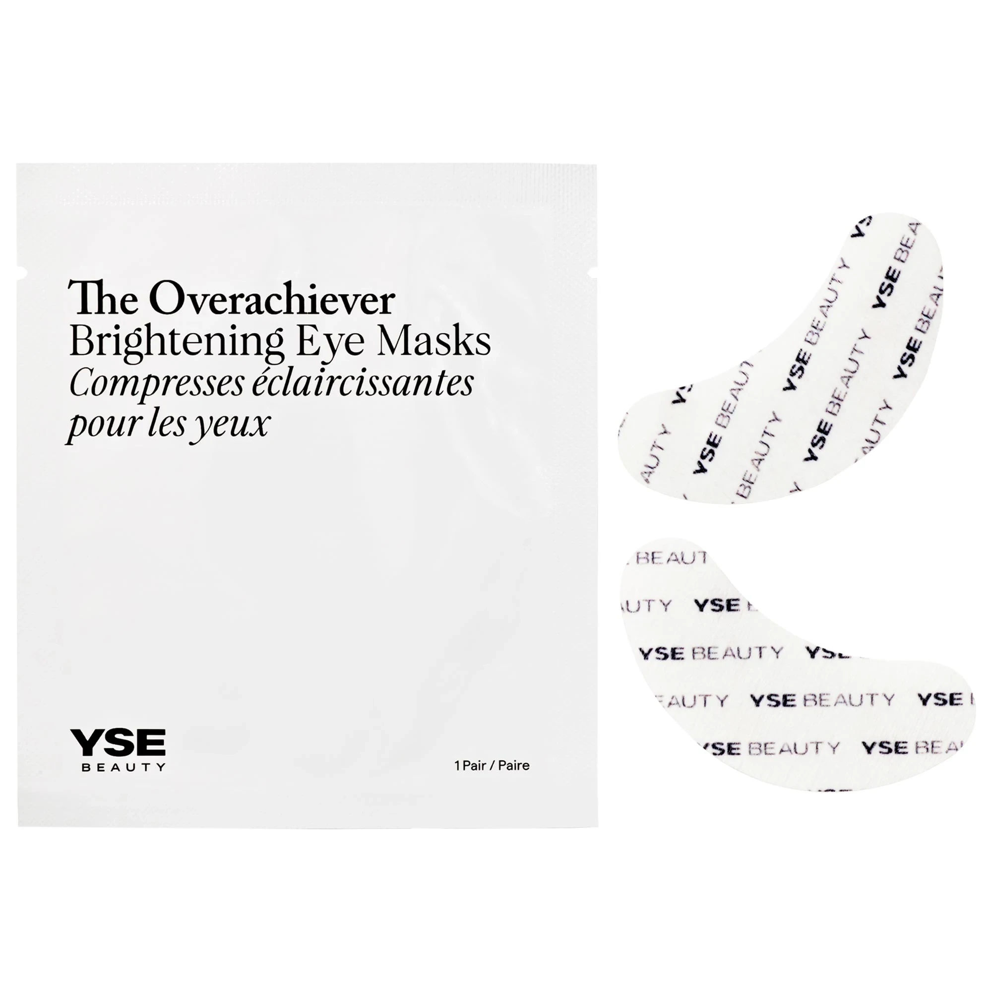 The Overachiever Brightening & Depuffing Eye Patches with Vitamin C