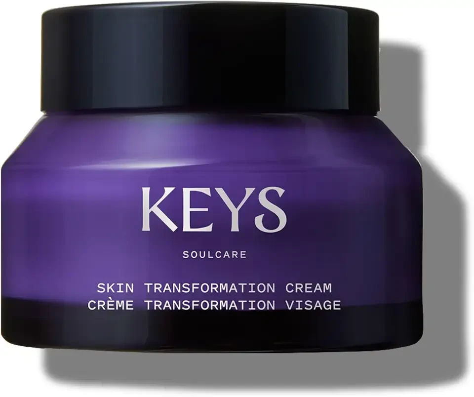 Keys Soulcare Skin Transformation Cream, Fragrance-Free, Lightweight Daily Moisturizer Hydrates & Plumps Dry Skin with Ceramides & Hyaluronic Acid