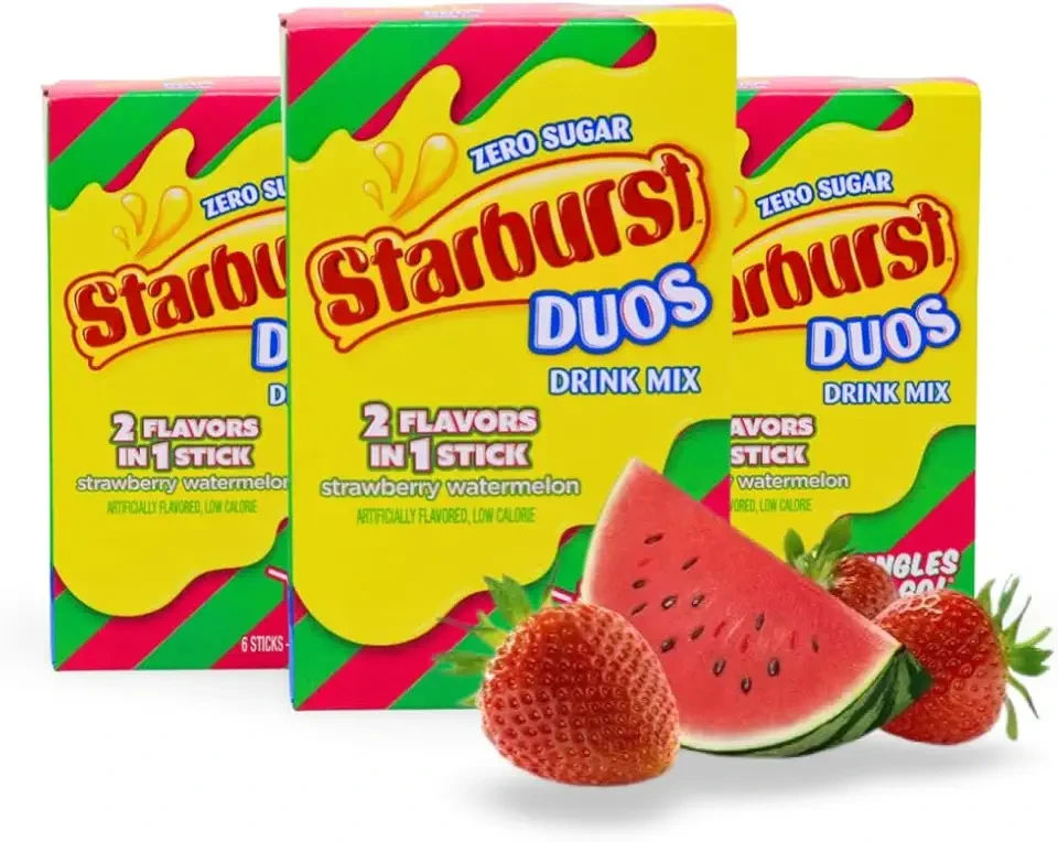 Starburst - Zero Sugar Singles To Go Drink Mix - Pak 6