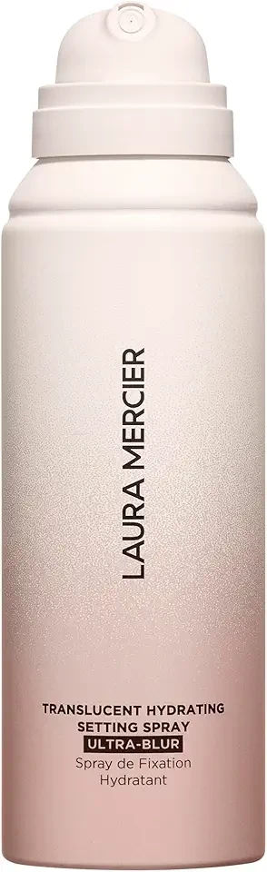 Laura Mercier Translucent Hydrating Setting Spray Ultra-Blur, Micro-Fine Blurring Face Mist, 24HR Shine Control, Natural Finish, Smudge & Transfer-Proof, Infused with Hyaluronic Acid + Niacinamide