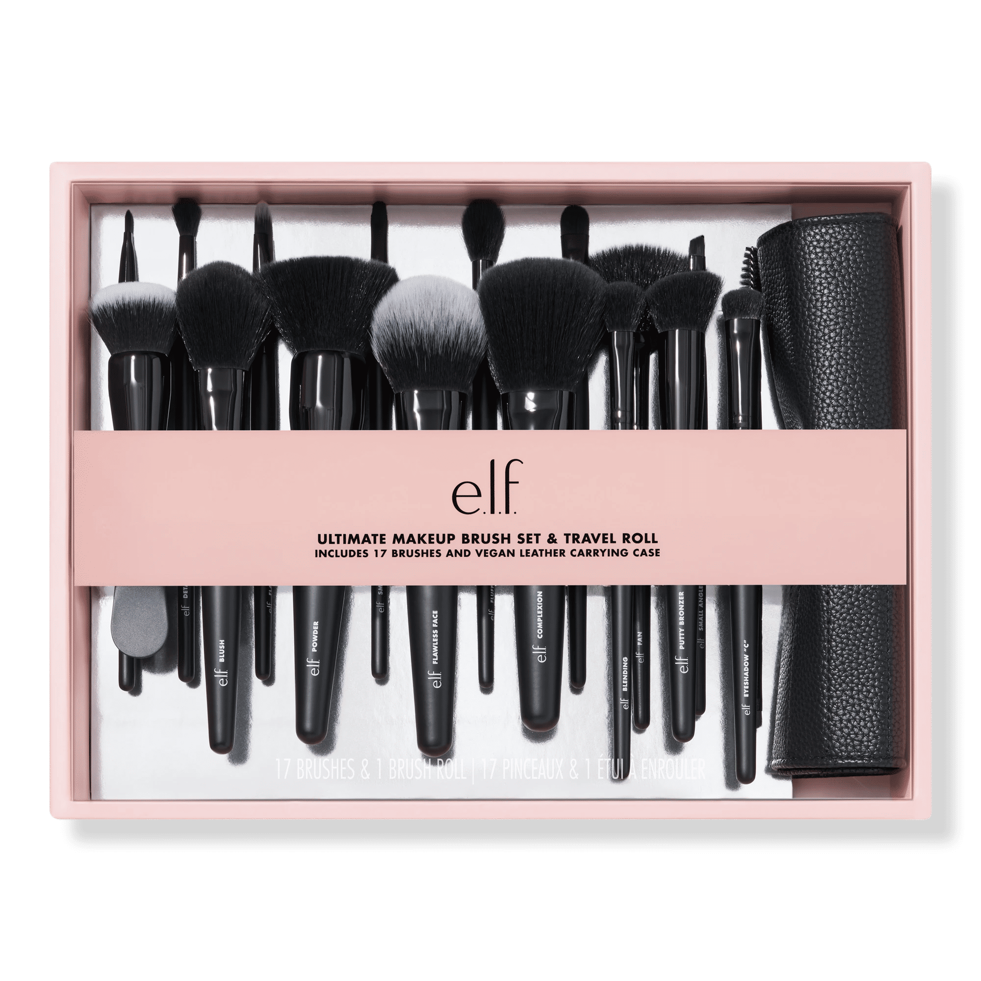 Ultimate Makeup Brush Set & Travel Roll