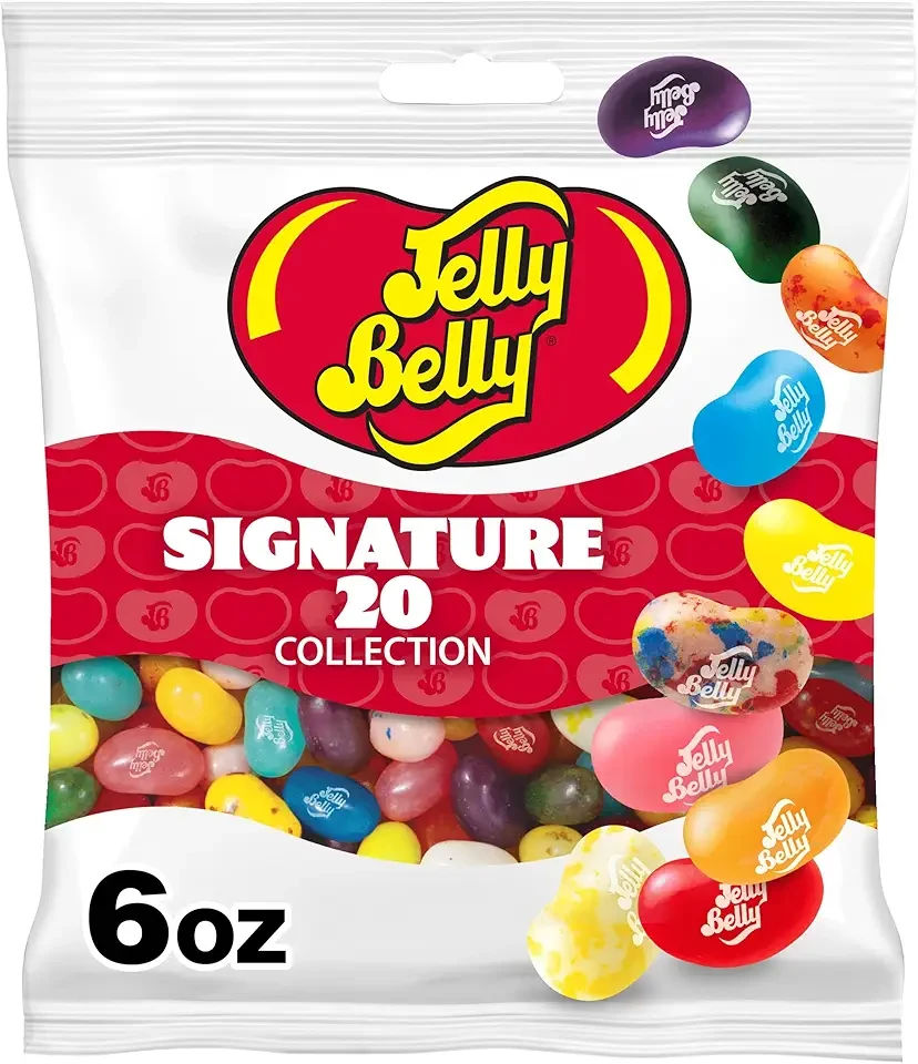 Jelly Belly Signature 20 Collection Jelly Beans, 1 Bag, Premium Jelly Beans for the Flavor Aficionado, Assortment May Vary, 6 oz