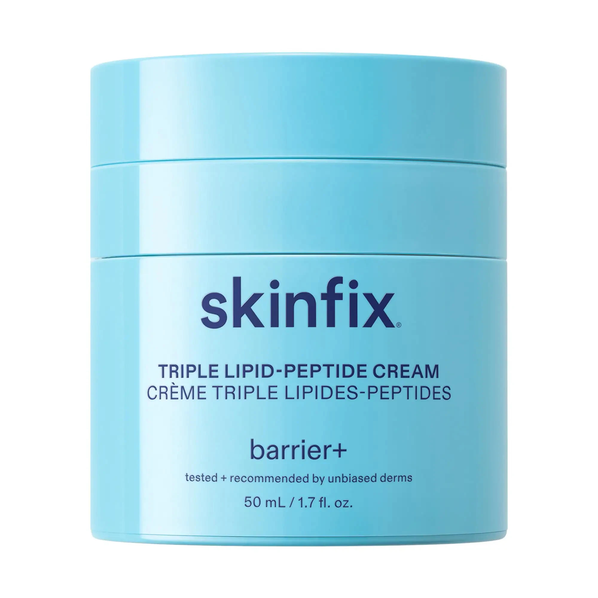 Triple Lipid-Peptide Cream Refillable Barrier Moisturizer with Ceramides