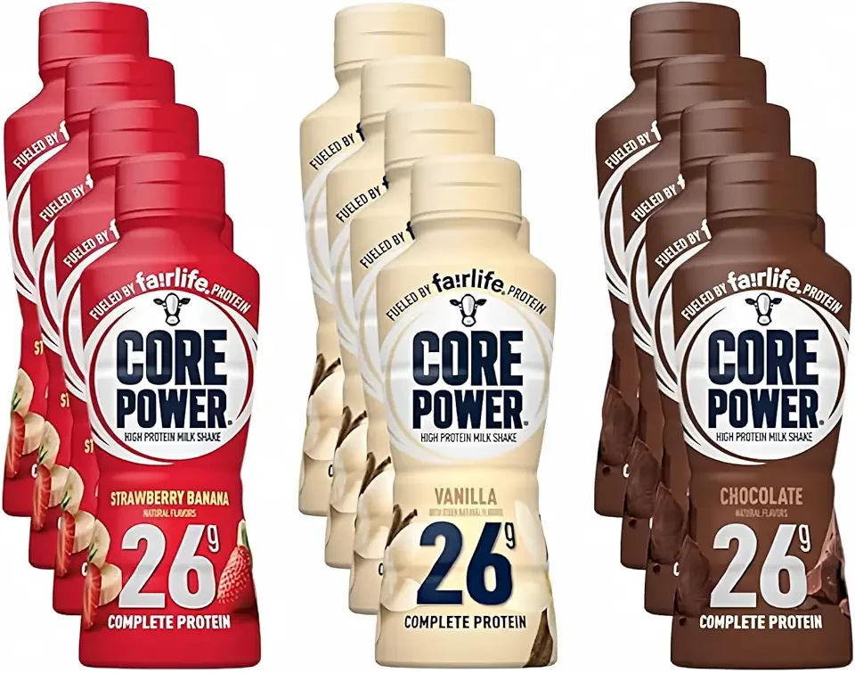Core Power 26g Protein Milk Shakes Variety Pack, Ready To Drink for Workout Recovery, 14 Fl Oz - (12-pack)